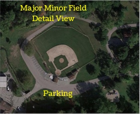 Detail of the Major/Minor Field at Memorial Park