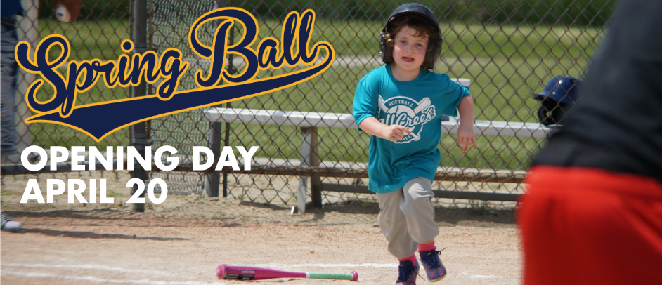 Sign up for Softball and Baseball today!